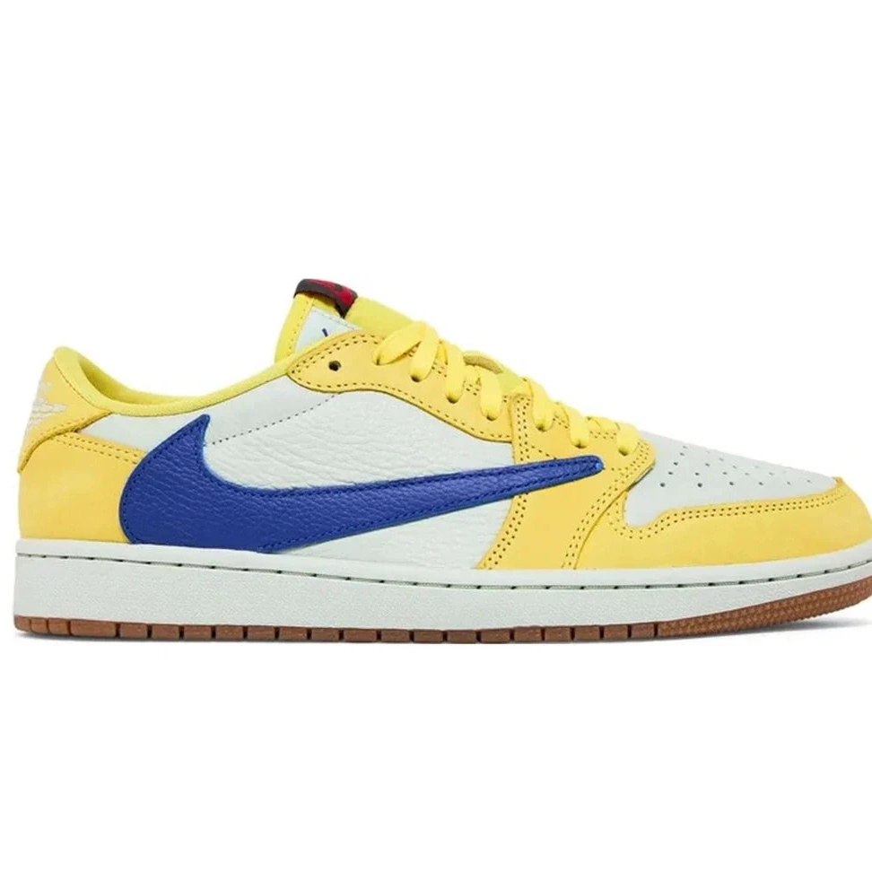 SP Jordan W Canary Retro OG Travis 1 Scott Low 0717